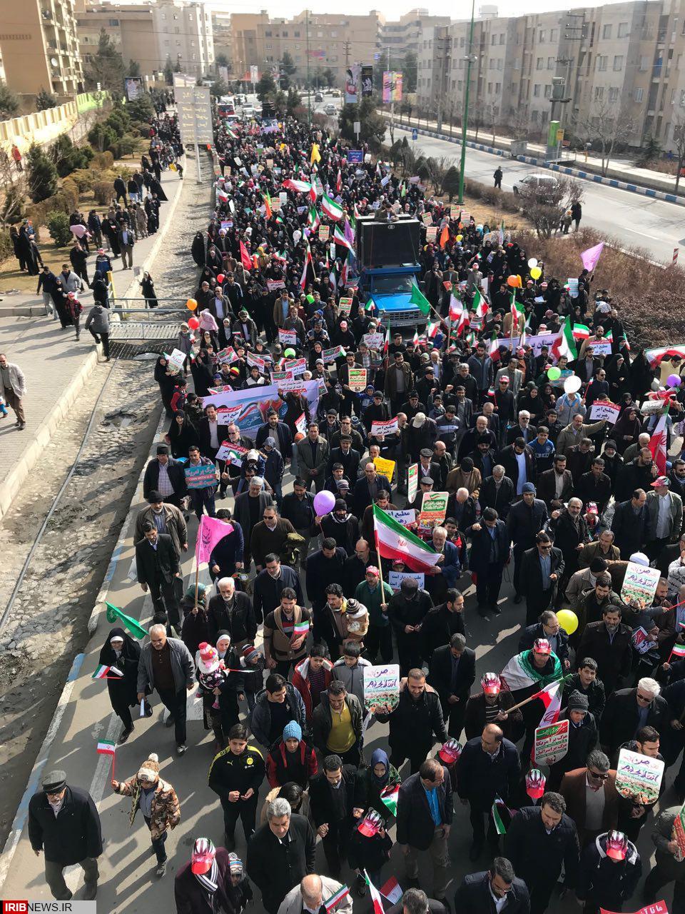 شکوه حضور مردم در شهرستانهای پردیس ، دماوند و شمیرانات