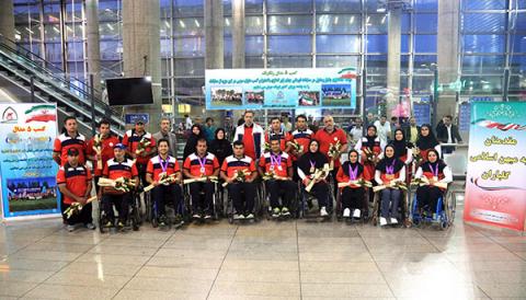 بازگشت تیم ملی تیروکمان معلولان از مسابقات جهانی بازگشت تیم ملی تیروکمان معلولان از مسابقات جهانی