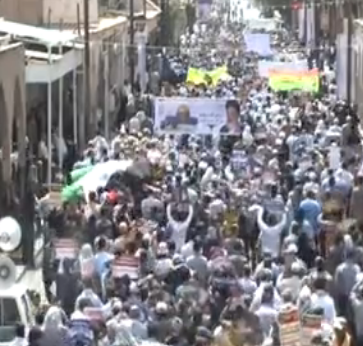 حضور حماسی در گرمای بالای 50 درجه