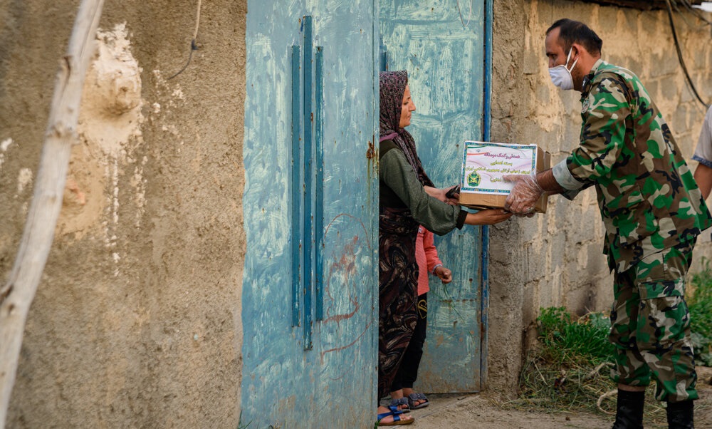 ادامه رزمایش همدلی و احسان در کرمانشاه