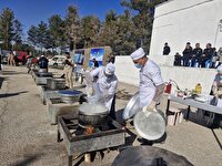 مسابقات آشپزی صحرایی ارتش در سیرجان