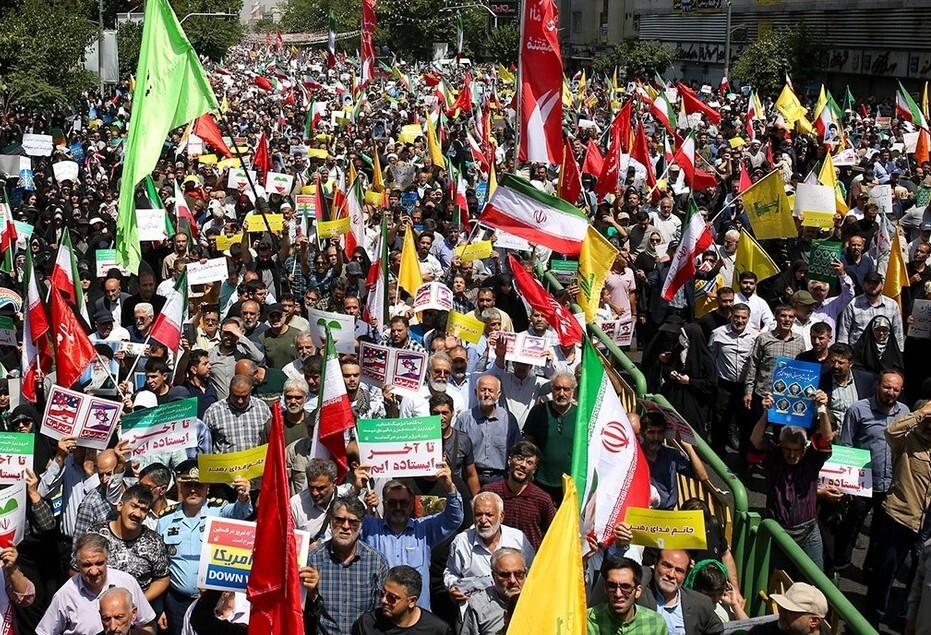 تجمع بزرگ مردمی در محکومیت اغتشاشات؛ دوشنبه ۲۲ دی