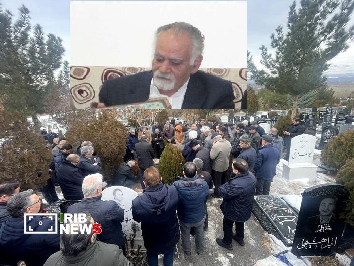 تشییع پیکر شاعر نامی مراغه استاد داوود مثمر