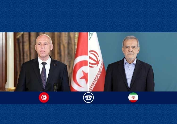 تاکید رؤسای جمهور ایران و تونس بر لزوم پایان فوری جنایات صهیونیست ها