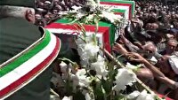 تشییع پیکر شهید مدافع وطن در سراب