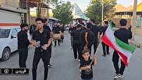 جلوه‌ای از شور حسینی و میهن دوستی در غرب استان