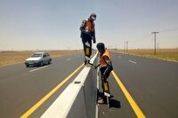 نصب ۸ هزار و ۶۰۰ تابلو و علائم ایمنی در راه‌های همدان