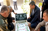 گرامیداشت شهید خلبان ایرج عیوضی در زادگاهش