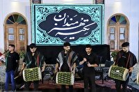 برپایی تکیه هنرمندان ، ایام ماه محرم درگرگان