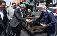 آغاز آسفالت ریزی مرحله نخست  قطعه ۶ آزادراه تبریزـ ارومیه