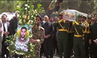 تشییع پیکر مطهر شهید راه وطن در زاهدان
