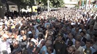 تشییع پیکر سردار سرتیپ شهید علی‌محمد مددالهی در سپیدان