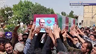 بدرقه یکی از سرداران وطن تا خانه ابدی در خوانسار
