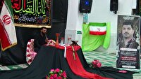 مراسم بزرگداشت دو شهید حمله رژیم صهیونی در گز