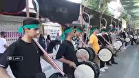 اهتزاز پرچم عزای حسینی در سلسله