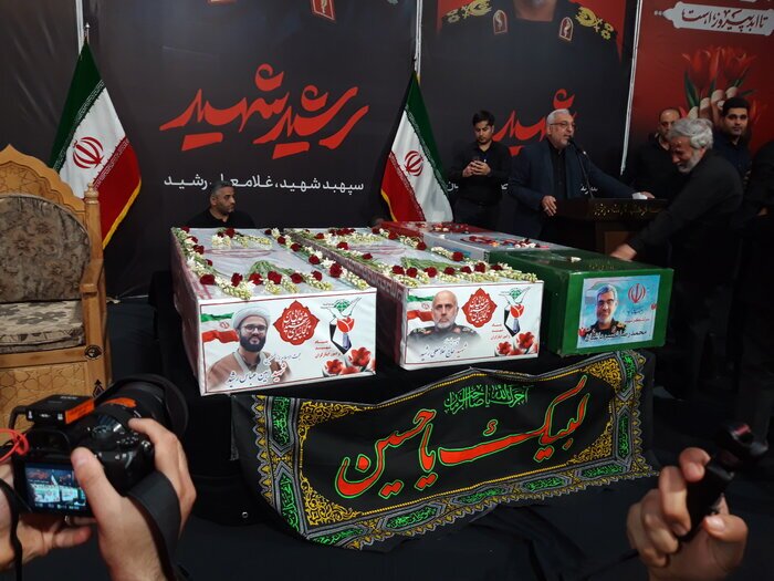 برگزاری مراسم وداع با شهیدان اقتدار در دزفول