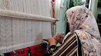 اهدای فرش ذهنی بافت  به شهیدان روستا