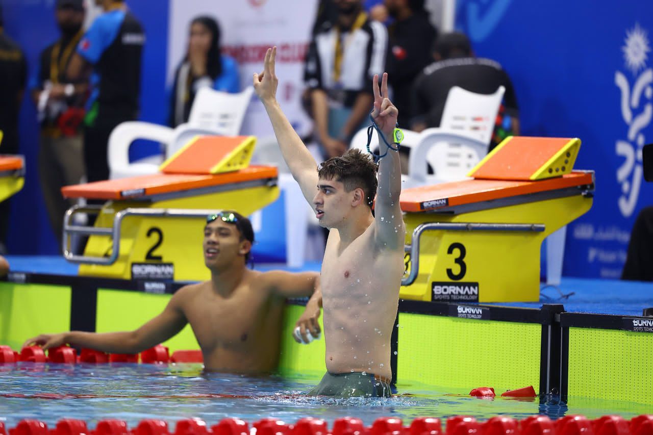 درخشش دوباره پدیده شنای ایران؛ غلامی دومین طلا را ضرب کرد