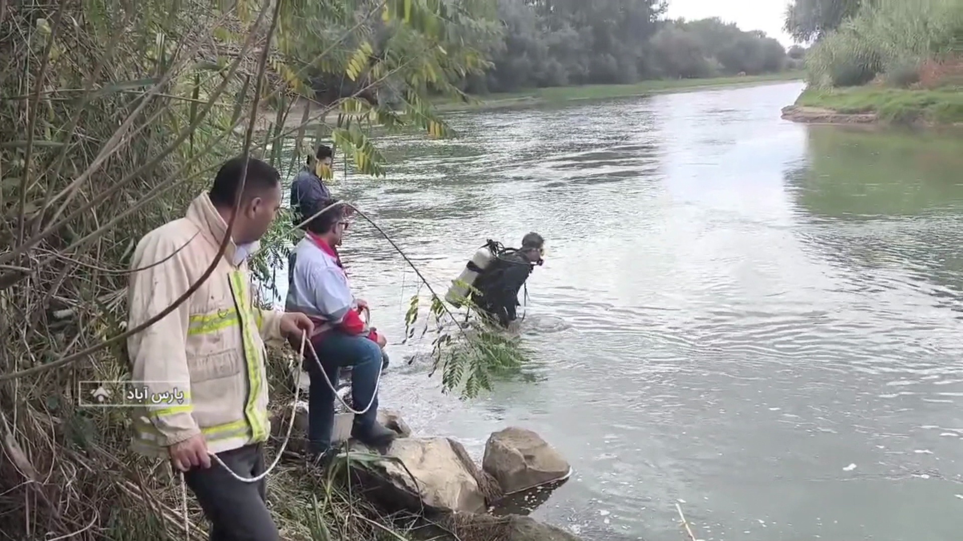 جسد جوان غرق شده در رودخانه ارس پیدا شد جسد جوان غرق شده در رودخانه ارس پیدا شد