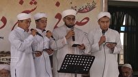 جشن فارغ التحصیلی و عمامه گذاری ۴ طلبه اهل سنت حوزه علمیه عرفانی در کلاله