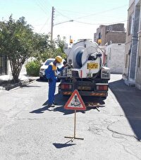 اجرای عملیات شست و شوی ۱۷۰ کیلومتر از شبکههای فاضلاب بیرجند