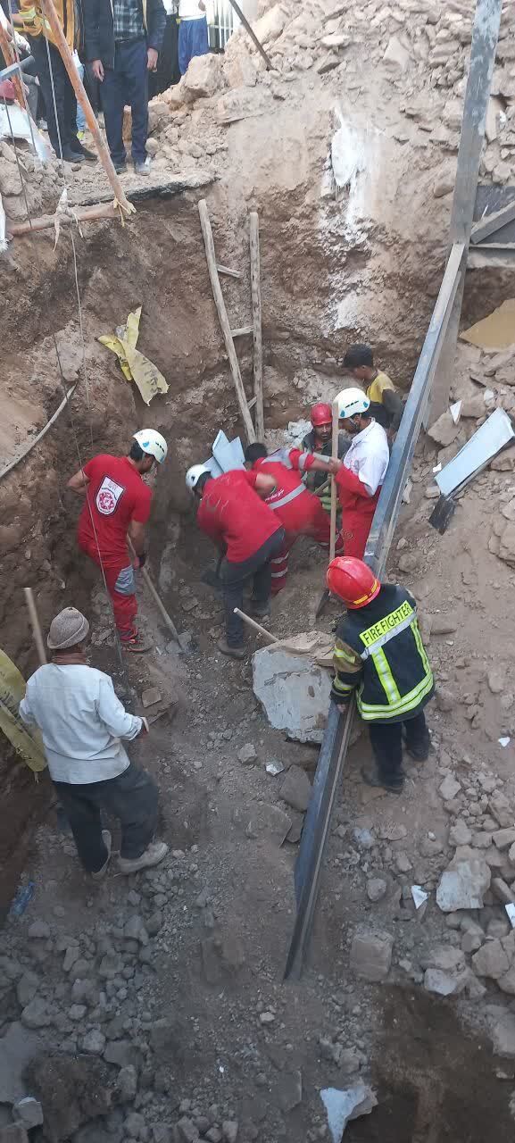 جان باختن کارگر ۴۰ ساله بر اثر ریزش آوار ساختمانی